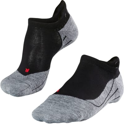 FALKE RU4 Invisible anti-blaar katoen functioneel materiaal hardloopsokken heren zwart - maat 46-48