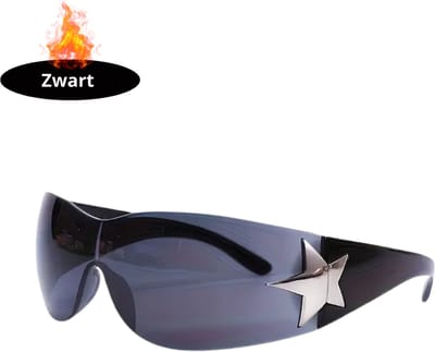 Bovista - Festival Bril - Rave - Space - Techno - Freaky Glasses - Heren - Dames - Zonnebril - Zwart