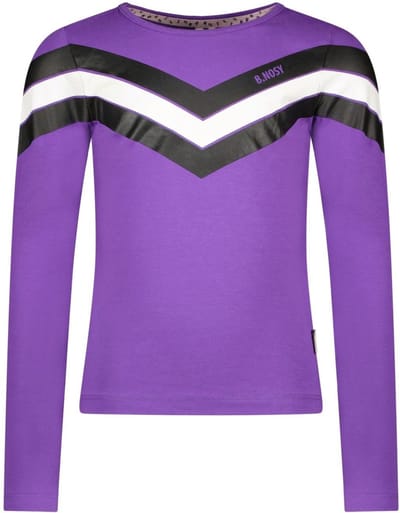 B.Nosy - Longsleeve - Purple - Maat 122-128