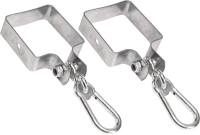SwingKing Schommelhaken Vierkant Verzinkt 90x90mm (2 stuks)