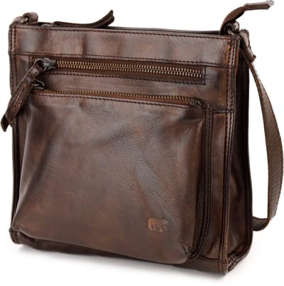 Bear Design Davita Crossbodytas Medium Dames - Leer - Bruin
