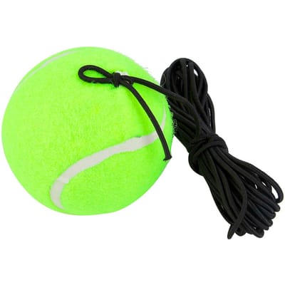Tennisbal voor beginners, trainingsbal met 4M elastische rubberen snaar voor individuele training