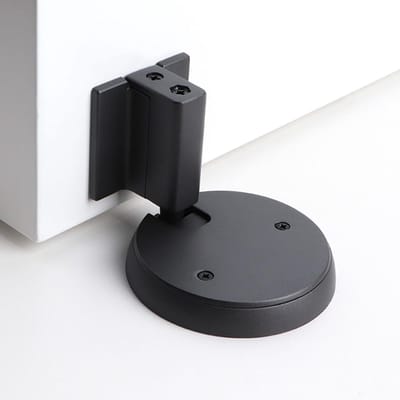 Magnetische Deurstop - Deurhouder Vloer - Muren Beschermen - Zware Zinklegering - 10x10x10 mm - Zilver