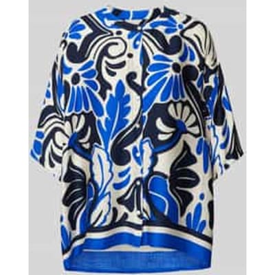 Blouse met all-over print