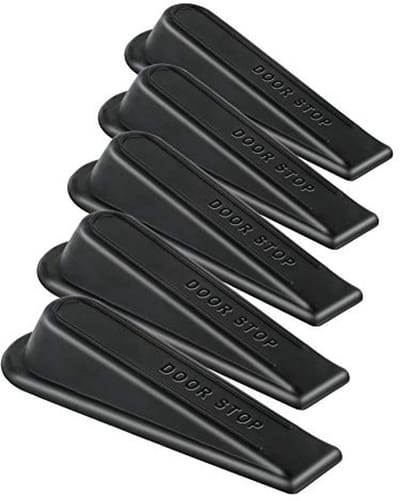 Rubberen Deurstoppers Wig Niet-Krassend en Antislip - 5 Stuks