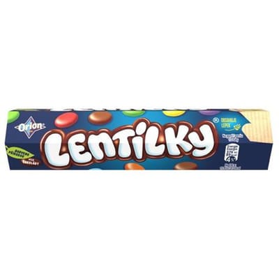 Chocoladesnoepjes lentilky 38g - orion