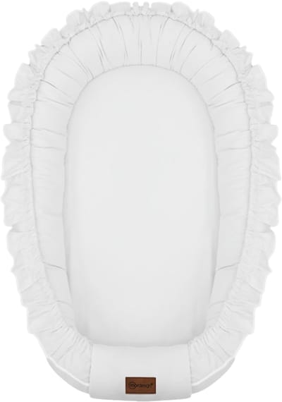 MorDesign - Babynest - Ruffle - Wit