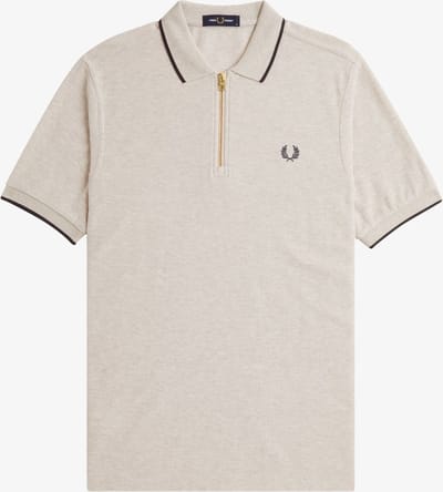 Fred Perry Crepe Pique Zip Neck Polo Shirt