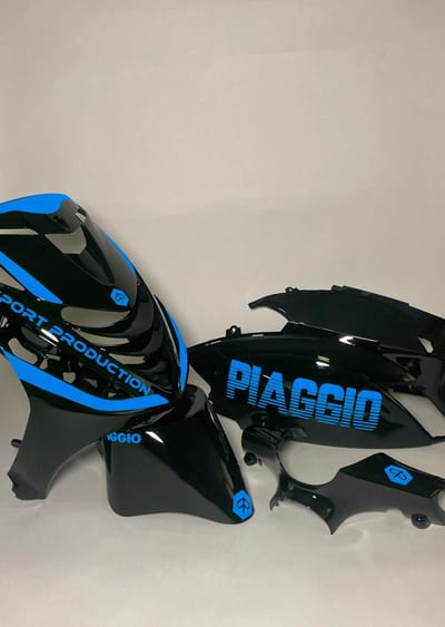 Piaggio Zip Stickerset - Piaggio - Licht Blauw