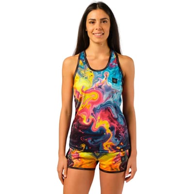 Damestanktop Star Beach Wear Sand Off