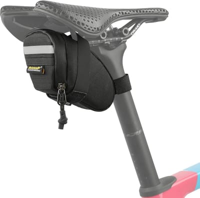 SnelShoppen - Fietstas Zadelzak 0.4 Liter - Waterdichte Saddle Bag voor MTB en Racefiets - Ideaal voor Fietstochten en Pendelen - Zwart