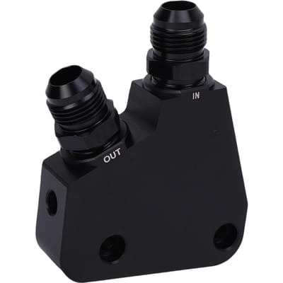 Motoroliekoeler Adapter Kit AN Schroefdraad Poort Aluminiumlegering Vervanging voor LS LS1 LS2 LS3 LS6 LS7 LS9 Motoren