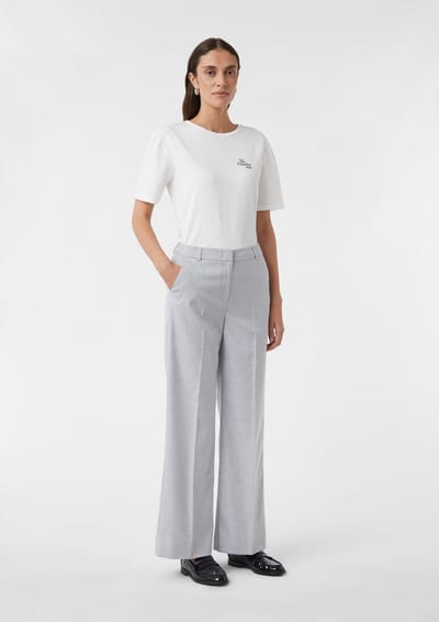 Comma  Pants Light Grey Taglia: 40 | Pantaloni da completo Outlet | Donna | Grigio