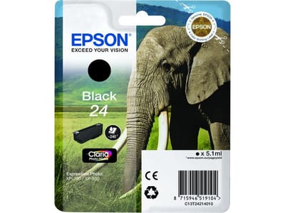 Epson Inktcartridge 24 Origineel Zwart C 13 T 24214012