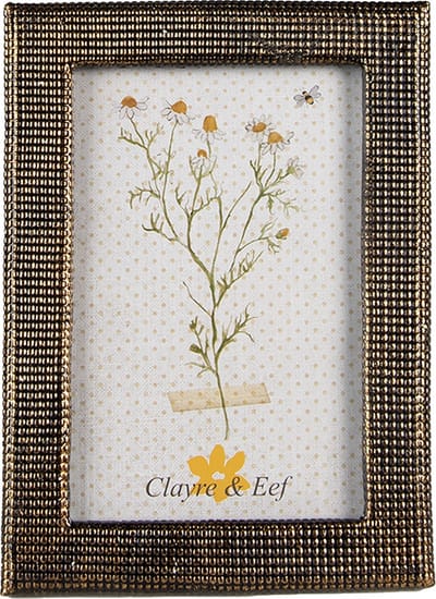 Clayre & Eef Fotolijst 10x15 cm Goudkleurig Polyresin