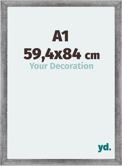 Your Decoration - Puzzellijst 59,4x84 cm - Grijs Geveegd - Puzzellijst 1500-2000 stukjes - MDF Fotolijst - Mura
