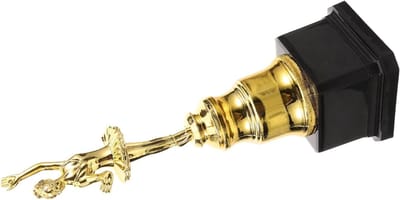 Dans Trofee - Gouden Beeld - Wedstrijd Beloning - Balletdanser Beeldje - 242 cm Hoog - Goudkleurig