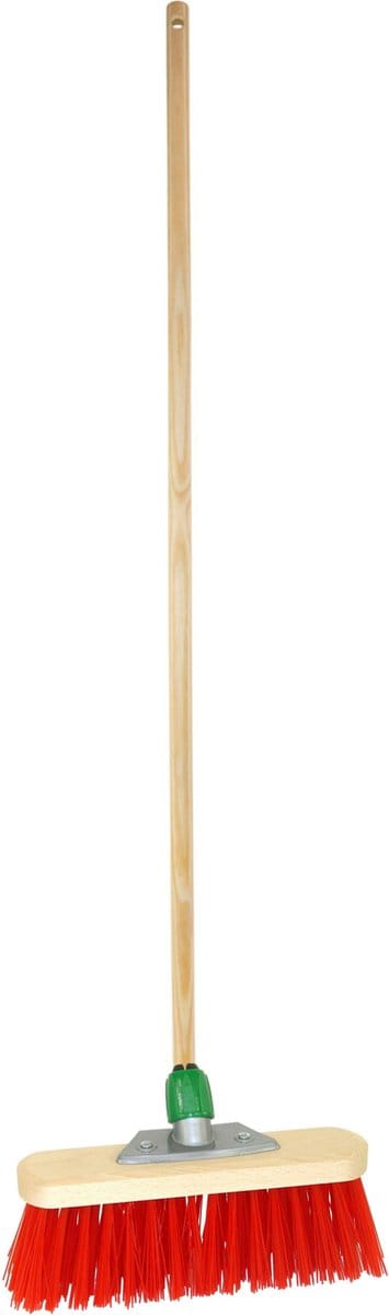 Buitenbezem - FSC hout - kunstvezel - 30 x 150 cm - tuinbezem