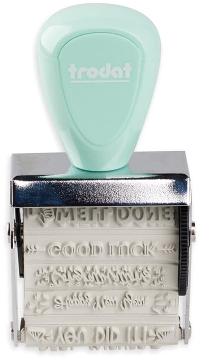 Trodat Creative Mini Motivatiestempel zonder kussen | Best Wishes