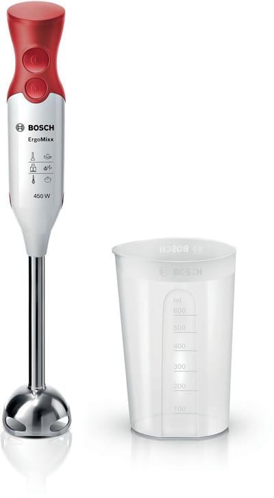Bosch MSM64110 ErgoMixx - Staafmixer - 450W - Rood/Wit