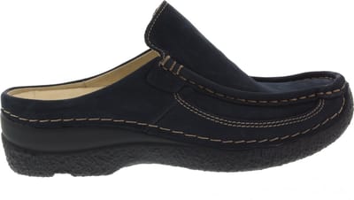 Dames Slippers Wolky 0620211 Roll Slide Blue Donkerblauw - Maat 39