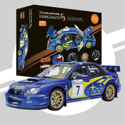 IXO Collections Modelbouwpakket Auto - 013 Subaru Impreza WRC 2003 Rallye Car Metalen - 1:8 - Modelbouw