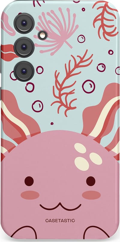 Casetastic Hoesje Geschikt voor Samsung A35 - Stijlvolle Beschermende Duo-layer Case - Axolotl knuffels