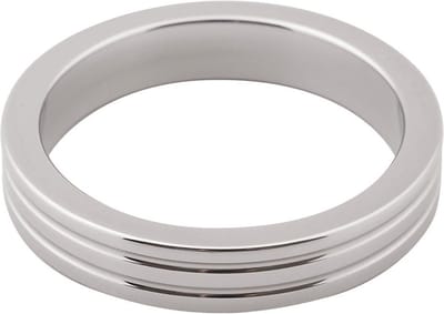 Cockring met groeven RVS 10 mm Ø 55 mm