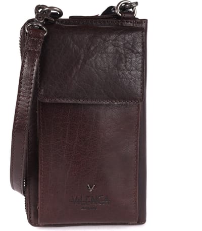 Echt leren kleine crossbody tas voor dames – mobiele telefoontas, trendy en casual met verstelbare schouderband