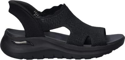 Skechers Hands Free Slip-In Arch Fit 2.0 dames sandaal - Zwart zwart - Maat 38