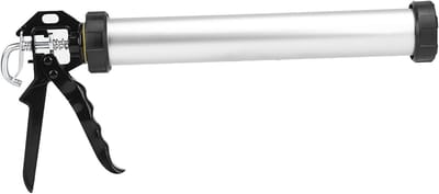 Kitpistool Aluminium - Siliconenkit Tool - Kit aanbrengen - 600 ml Capaciteit - 10 Nozzles - Zilverkleurig
