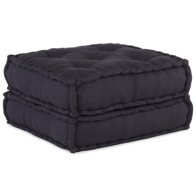 vidaXL - Modulebankeenheid - 2 - st - Stof - Antraciet - 140 - x - 70 - x - 36 - cm