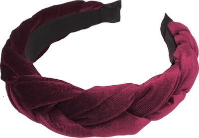 Velvet Diadeem / Haarband | Bordeauxrood | Fluweel / Polyester | Fashion Favorite