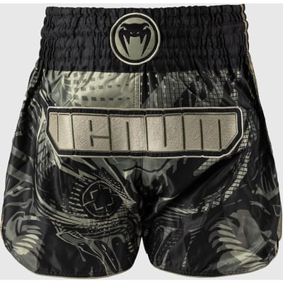 Venum Invader Muay Thai Kickboks Shorts Zwart Zand - M