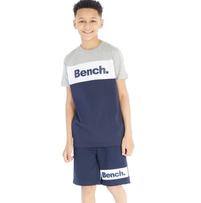 2 delige 100% katoenen Bench t shirt met korte broek set short maat 164