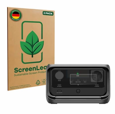 2 Stuks Screenprotector voor EcoFlow River 3 Plus - Hoogwaardige Beschermfolie transparant