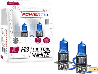 Powertec H3 12V Halogeenlampen – UltraWhite – Set van 2