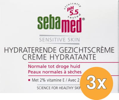 3x Sebamed Creme pot (75 ml)