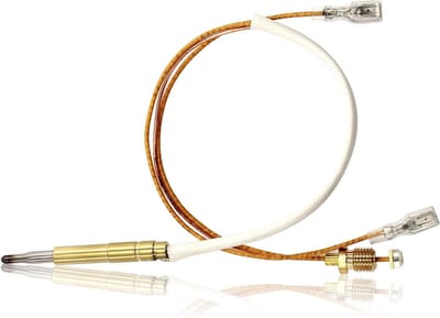 Vervangende Thermokoppel - Gas Sensor - Terrashaard Reparatie - Veiligheidsfunctie - 350mm Lengte - Wit