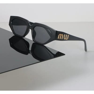 Vintage Rechthoekige Zonnebril voor Dames Heren Mode Casual Luxe Designer Merk UV-Bescherming Other black