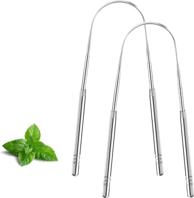 Tongschraper - Mondverzorging - 100% Hygiënisch - Duurzaam - Tongschrapers - Tong Schraper - Tong Reiniger - Tongreiniger - Must Have Voor In De Badkamer!