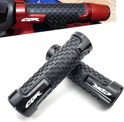 Universele Motor Stuur Grips 22mm - Antislip Rubber Aluminium Handvatten