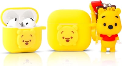 Siliconen hoesje - Oordopjes cover - Bescherming oordopjes - Met cartoon pop - 40 gram - YWbear