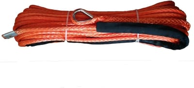 Synthetische Lierkabel - Sleepkabel Touw - Voertuig Berging - Extreem Licht Drijvend - 12mm 25 Meter - Oranje