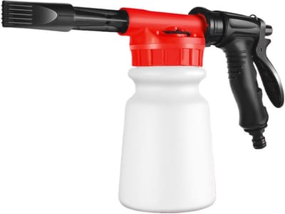 Schuimreiniger - Waterslang Schuimsproeier - Auto Wassen - Hoge Druk Schuimcapaciteit - 1 L - Rood