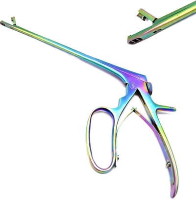 Belux Surgical Instruments/ Tischler Titanium / Biopsietangen / Cervicale Biopsietangen /20 CM - Bruikbaar, niet-steriel en autoclaveerbaar