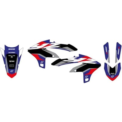 Motorfiets decoratie kit Blackbird Racing Dream Graphic 5
