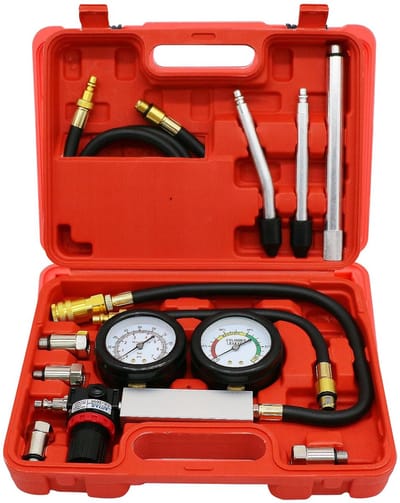 Motordrukmeter Kit - Lektest Gereedschap - Motor Diagnose - Dubbele Manometer - 32cm Lengte