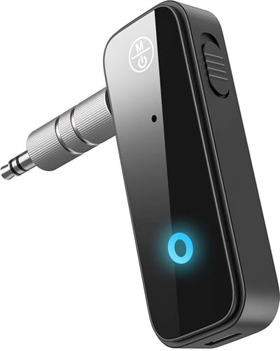 longziming-Bluetooth Receiver - Bluetooth Transmitter - Bluetooth Adapter - 1 stuk - Bluetooth 5.3 - 3,5mm aux - 10m bereik - Ingebouwde microfoon - Oplaadbaar - Zender & ontvanger - Voor auto, speaker, koptelefoon en TV