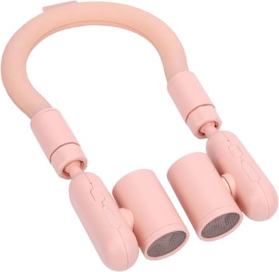 Nekkoeling Ventilator Buis - Draagbare Koeler - Buitenactiviteiten - PCM Koelbuis - 30D x 17W x 5H cm - Roze